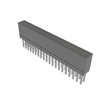 Samtec ESW-120-13-L-D-LL Stackthrough .100" Elevated Socket Strip