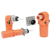 Amphenol Industrial SLPIPA16BSO1 Plugs 16mm with Hardware orange, 180 keyway