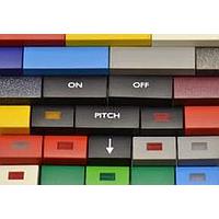 APEM 1A33 Cap Dl Button/Tele Grey