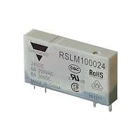 Carlo Gavazzi RSLM100024 Industrial Relays Slim Industrial Electromechanical Relays series, 6A 250VAC/30VDC, 5 pins, SPST (1 Normally Open contact), Coil voltage 24VDC