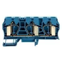 Weidmuller 1768330000 DIN Rail Terminal Blocks ZDU 16/3AN BL