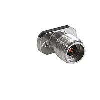 Bulgin RF292DJB Connectors 2.92mm Jack Solderless PCB Compression Mount RF Connector, 2 Hole Flange Stripline