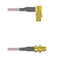 Amphenol Custom Cable Q-2Q02X000R018i RF Cable Assemblies SMA-RJB/SMA-SJB G316D 18I