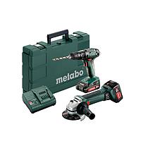 METABO COMBO SET 2.4.4 18 V Cordless machines in a set (SB18+W18)