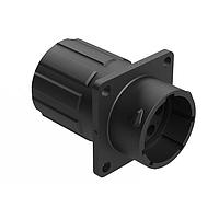 Amphenol SINE Systems RTS014N7PHEC03R Receptacles Receptacle, Square Flange, 7 Position, Male, Shell Size 14, Silicone Seal and End Cap with Individual Reduced Wire Sealing