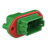 Amphenol SINE Systems AT04-12PC-PM12 Connectors 12 Pin Rcp Pnl Mnt C Self-Thread Grn Sea