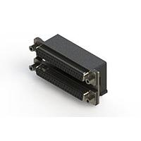 EDAC 662-037-364-006 Dual Port D-Sub Connectors Right-angle Dual Port D-Sub Connector
