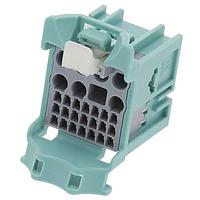 Molex 160014-0012 Receptacle Assembly stAK50h Rcpt 28Ckt LtGrn Key 2