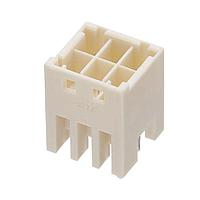 AMP Connectors - TE Connectivity 1-1971906-3 Shrouded GI CONN 3.3 HEADER ASSY 6P