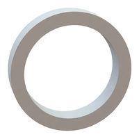 Essentra Components 17W04067 Flat Washer Flat Washer, .318 ID, .406 OD, .076 Thick, Natural, Nylon
