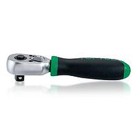 TOPTUL CJDI0812 Stubby Reversible Ratchet Handle with Quick Release