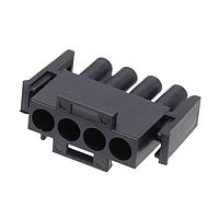 AMP Connectors - TE Connectivity 1-350779-9 Plug Housings 04P UMNL V0 PLUG HSG BLACK