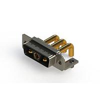 EDAC 629-3WK3650-4N3 Mixed Contact D-Sub Connectors Right-angle Power Combo D-Sub Connector