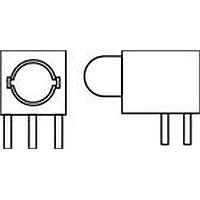 Dialight 550-0707F LED Circuit Board Indicators GREEN DIFFUSED 5 VOLT