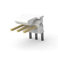 AMP Connectors - TE Connectivity 641216-3 Unshrouded FRICTION LCK HDR 3P R.A. Post gold