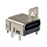 Kycon KUSBX-SMTTH-CSE-F2-BTR USB Type C Connectors USB TypeC SMT TH-Pin wFlange GF 1.75mmPi