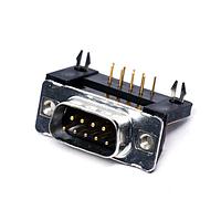 Amphenol CONEC 163A14529X D-Sub Connectors - Standard Density 9P M R/A .370 BRCKT CLIP INSRT M3