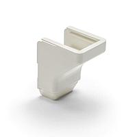 HellermannTyton TSR2FW-50 Wire Ducting & Raceways Ceiling Drop, 1-1/4", PVC, Office White, 10 Individual/bg