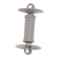 Essentra Components CDLCBST-7-01 Snap Lock CB Spt,Cupped,Natural,7/16 in Spc