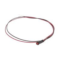 Dialight 558-0101-027F Indicators Red Panel Mount 14in lead, PVC Free