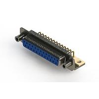 EDAC 622-M25-260-LT6 D-Sub Connectors - Standard Density EDAC Right Angle D-Sub Connector