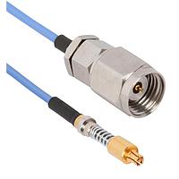 Amphenol SV Microwave MS24-047-FV67.3SMPS-120 RF Cable Assemblies 2.4mm STR M to VITA 67.3 SMPS   12"Cable