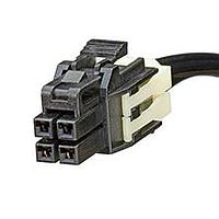 Molex 45130-0401 Discrete Wire Cable Assemblies Nano-Fit 4CKT CBL ASSY DR 150MM BLK