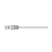 Amphenol LTW SSL12-J2LJ0-020H01 Lighting Cables OM W CBL 2PIN JACK CONN+FLAT CBL 1M BK