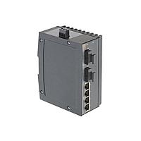 HARTING 24031042120 Unmanaged Ethernet Switches Ha-VIS eCon 3042BT-AD-PP - unmanaged switch with 4 RJ45 (4PoE), 2 SC Duplex MM Fiber, (extended temp. range), with 24/54 V DC Voltage Transformer