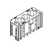 Molex 172042-0302 Headers Super-Sabre Vert Hdr 3Ckt W/BrdLck FgrPrf