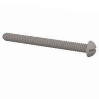 Essentra Components 010440R125 Round Slotted Round Slotted Screw, #4-40 Thread, 1 1/4 Lg