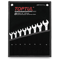 TOPTUL GPAW1202 15° Offset Super-Torque Combination Wrench Set (12 pcs)