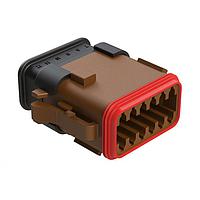 Amphenol SINE Systems AT06-12SD-SRBR 6-Way Plug 12 Way Key D w/Strn Rlf