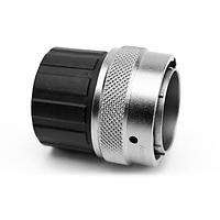 Amphenol SINE Systems RT061619SNHEC03R Connectors Plug, 19 Position, Female, Shell Size 16, Silicone Seal, and End Cap with Reduced Diameter Individual Wire Sealing, Range 14 - 24AWG