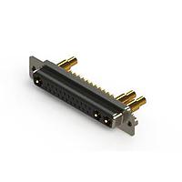 EDAC 628-25W3222-5TA Mixed Contact D-Sub Connectors Vertical Combo Dsub