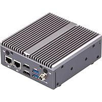 GIGAIPC QBiX-GLKB4125-A1 Industrial PCs Industrial system with Intel Celeron J4125 Processor/ Lockable DC Connector/ 2 x HDMI / 2 x LAN ports/ 1 x Headphone Jack