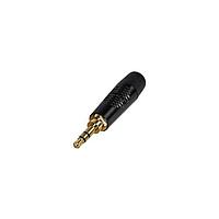 REAN RTP3C-B Phone Connectors STEREO 3 POLE BLACK/GOLD - BAG