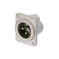 NEUTRIK NC3MD-LX-M3 Receptacles 3P M RECEPT DLX SER SODER CUPS NCKL/SIL