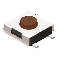 Diptronics DTSF-61N-V-B Tactile Switches 6x6mm 160gf BROWN