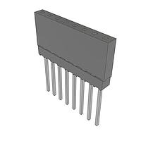 Samtec ESQ-108-14-L-S Sockets Elevated Socket Strip, 0.100" Pitch