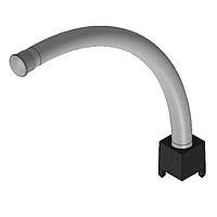 BIVAR UHF4-3.500-Y-67 Flexible Light Pipes Unibody High Flex, IP 67, 4mm Light Pipe Diameter, 3.500 in. Light Pipe Length, Adapter Included