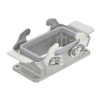 HARTING 19440060446 Hoods 6B INOX (Stainless Steel) Hood Top Entry, Single Lever, High Construction, M25