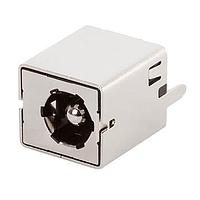 Same Sky (formerly CUI Devices) PJ-110H Receptacles 1.65 x 6.0 mm, 5.0 A, Vertical, Through Hole, Shielded, Dc Power Jack