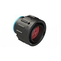 Amphenol SINE Systems AHDP06-18-08PR-SRA Connectors Size 18 plug, 8 positions, pin, reversed arrangement,reduced diameter seal, smooth ring adapter