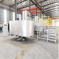 Wondery WDL-RGR-500 Industrial Aluminum Scraps Rotary Type Aluminum Melting Furnace Double Crucible Type (500kg/h)