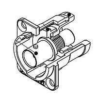Switchcraft EHBNCRCA BNC to RCA Adapter BNC Female To RCA Female - Nickel Finish