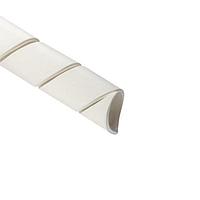 HellermannTyton 5FRP9C Spiral Wraps Spiralwrap Protective Sheathing, 1" Diameter, PE-FR, Natural, 100 ft/roll