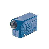 HARTING 19360161522 Headers & Wire Housings 16B EX Hood Side Entry, Double Lever, Low Construction, M32  (IECEx Intrinsically Safe - IEC EN 60079)