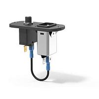 E-T-A Circuit Breakers 2-5700-IG1-P10-DD-XR38-C040011M-10A Thermal AC PEM, w/ 1 pole , 10A, pushbutton w/ white trip band, C14 inlet, pre-wired