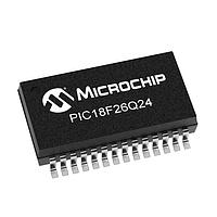 Microchip Technology PIC18F26Q24T-I/SS Microcontrollers 64KB Flash, 4KB RAM, 512bytes EEPROM, MVIO, 10b ADC2, 8b DAC, ACP, Comp, PWM,